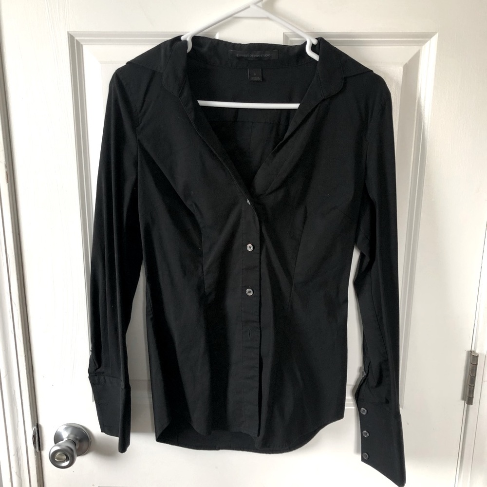 Black Button Down - image 1